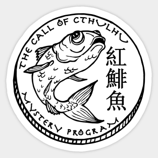 Red Herring Coin - The Call of Cthulhu Mystery Program Sticker